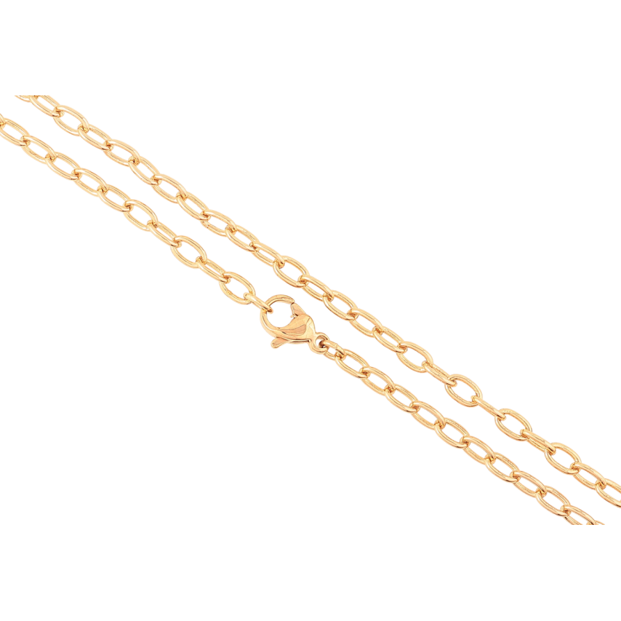 Цепочка Xuping Позолота 18K Плетение Якорное длинна 45см х 3мм фото №1