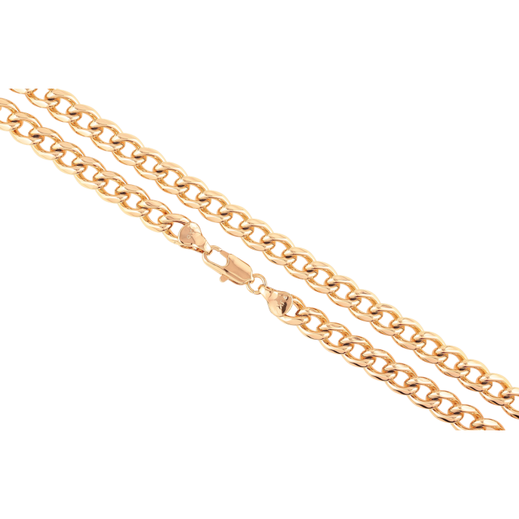 Цепочка Xuping Позолота 18K Плетение Панцирное длинна 49см х 7мм фото №3