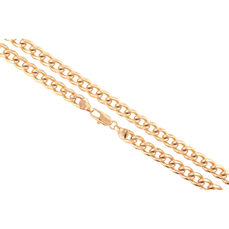 Цепочка Xuping Позолота 18K Плетение Панцирное длинна 49см х 7мм фото №2