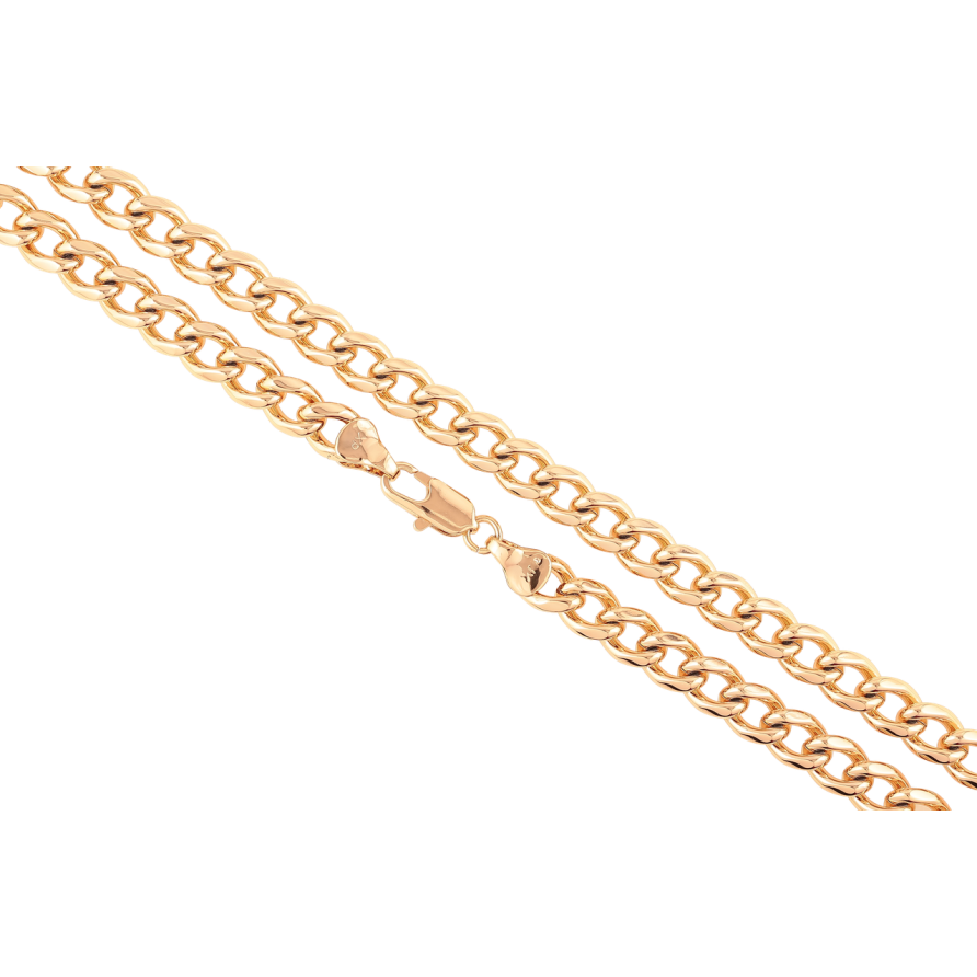 Цепочка Xuping Позолота 18K Плетение Панцирное длинна 49см х 7мм фото №1