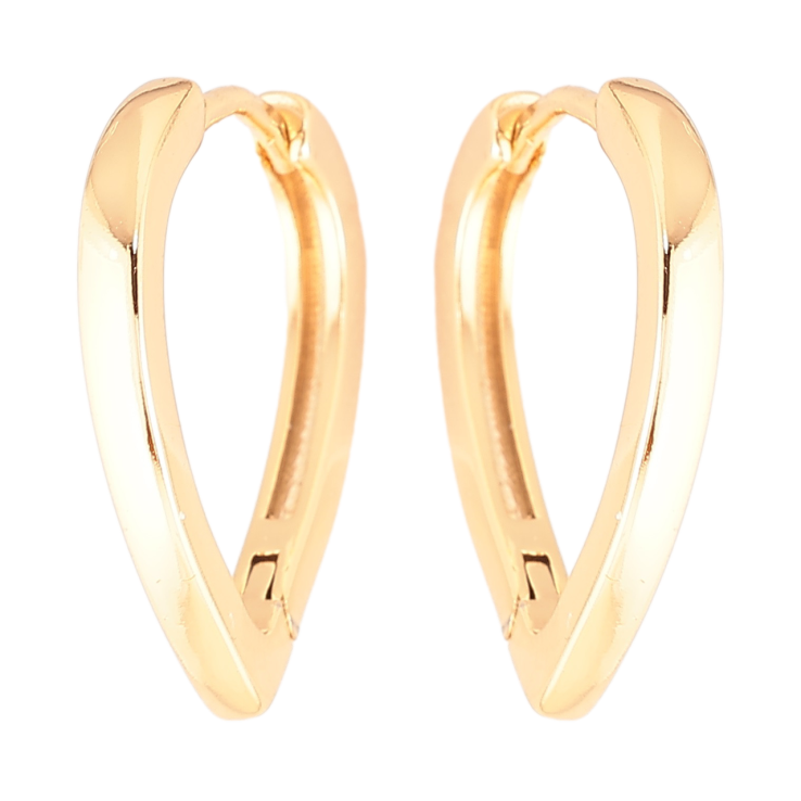 Серьги Xuping Позолота 18K колечки Декоративные фото №16