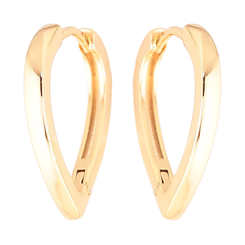 Серьги Xuping Позолота 18K колечки Декоративные фото №1