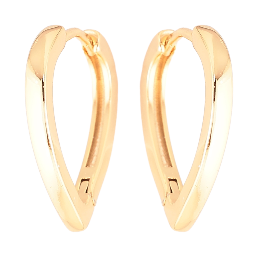 Серьги Xuping Позолота 18K колечки Декоративные фото №1