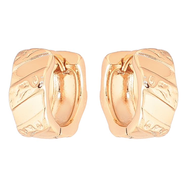 Серьги Xuping Позолота 18K колечки Декоративный узор фото №20