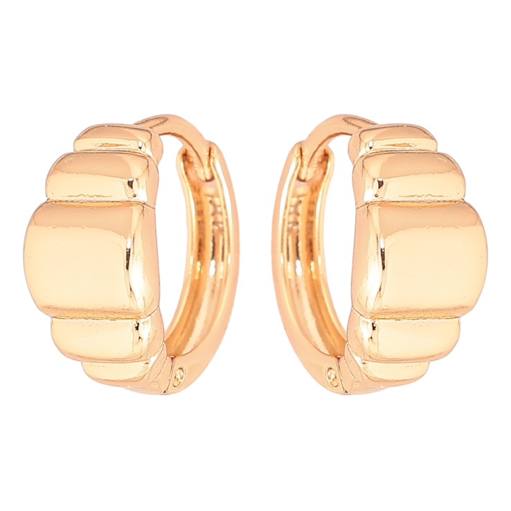 Серьги Xuping Позолота 18K колечки Декоративный узор фото №21