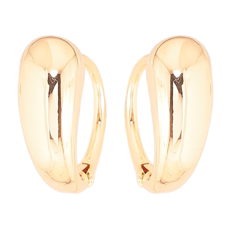 Серьги Xuping Позолота 18K колечки Декоративные фото №13