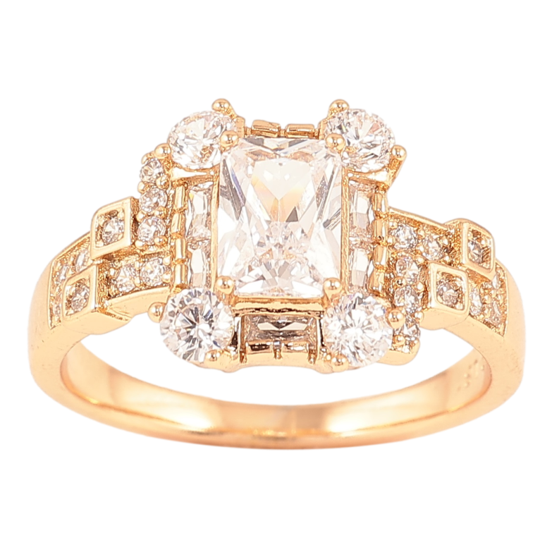 Каблучка Xuping Позолота 18K «Інкрустація цирконієм» фото №1