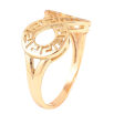 Кольцо Xuping Позолота 18K Бесконечность с греческим узором фото №2