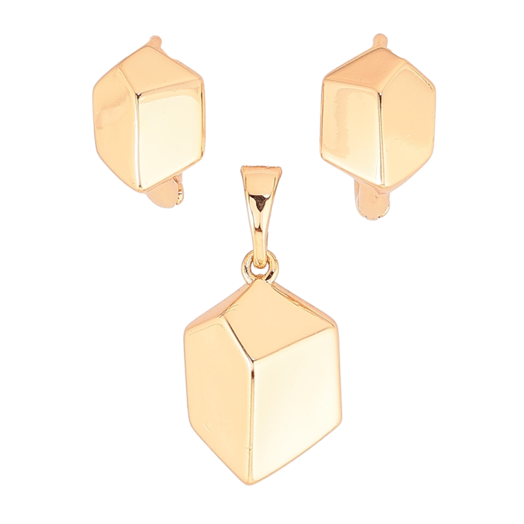 Набір Xuping Позолота 18K Сережки Кулон «Фігурний візерунок» фото №9