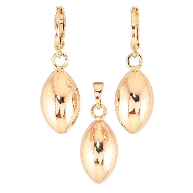 Набір Xuping Позолота 18K Сережки Кулон «Фігурні підвіски» фото №17