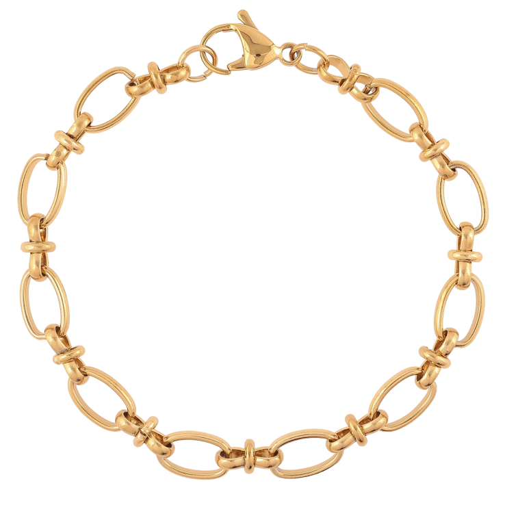 Браслет Xuping ТТМ Stainless Steel колір 14К «Декоративний візерунок» довжина 20см х 5-7мм фото №25