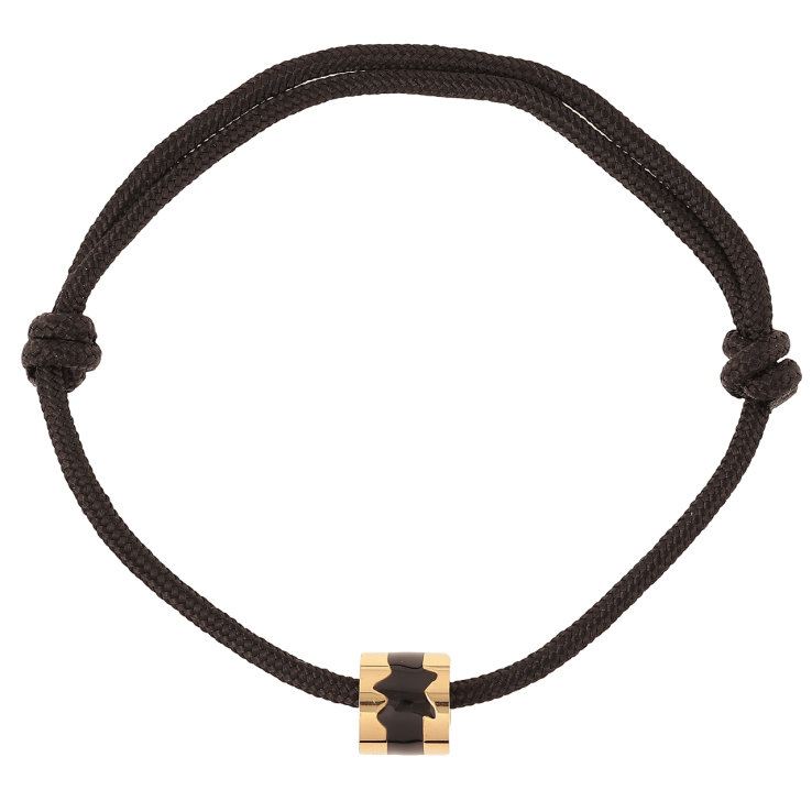 Браслет Xuping ТТМ Stainless Steel колір 14К «Чорний шнур з намистиною» на затягуванні 14-17см х 2мм фото №22