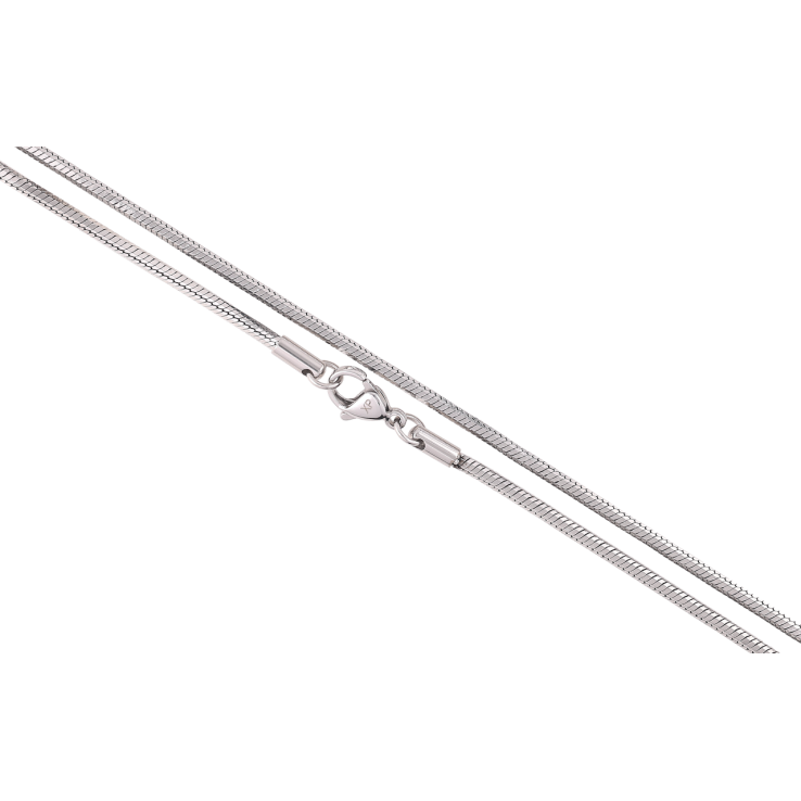 Ланцюжок Xuping ТТМ Stainless Steel колір Родій «Плетіння Ювелірний шнур восьмигранний» довжина 50см х 2мм фото №21