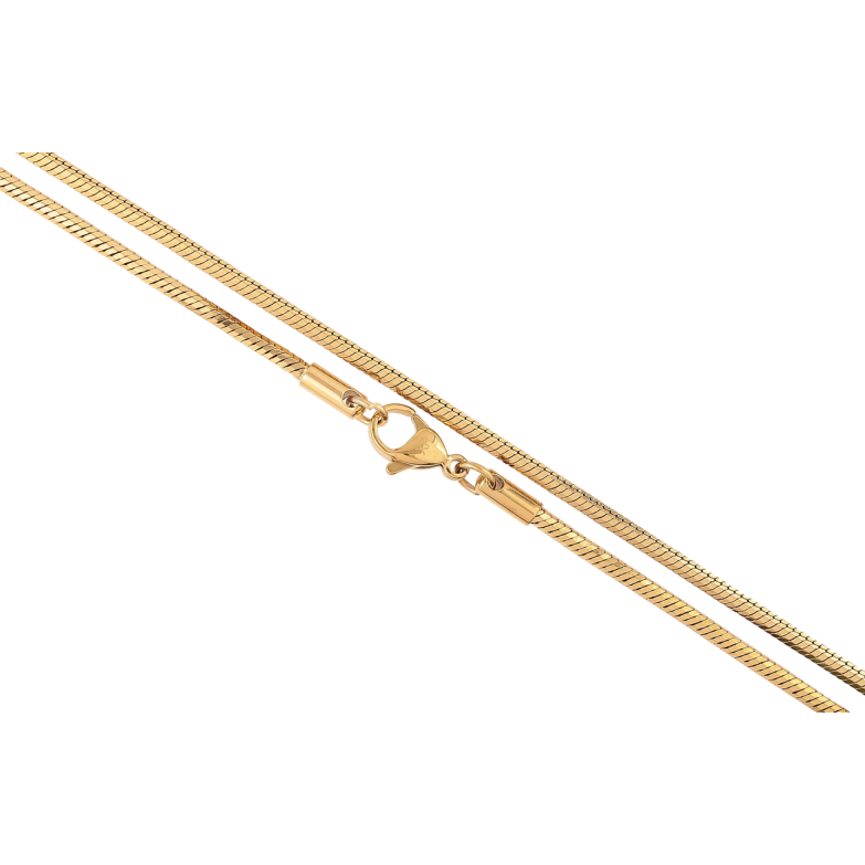 Ланцюжок Xuping ТТМ Stainless Steel колір 14К Плетіння Ювелірний шнур восьмигранний» довжина 45см х 2мм фото №1 Ланцюжок Xuping ТТМ Stainless Steel колір 14К Плетіння Ювелірний шнур восьмигранний» довжина 45см х 2мм фото №1