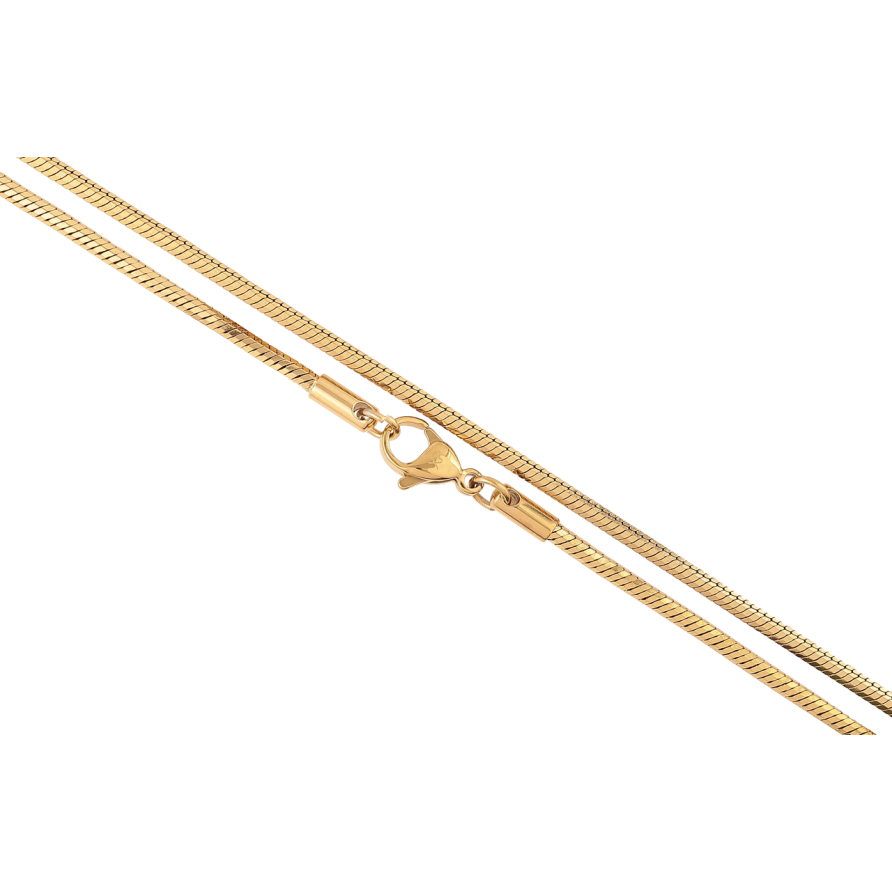 Ланцюжок Xuping ТТМ Stainless Steel колір 14К Плетіння Ювелірний шнур восьмигранний» довжина 45см х 2мм фото №1 Ланцюжок Xuping ТТМ Stainless Steel колір 14К Плетіння Ювелірний шнур восьмигранний» довжина 45см х 2мм фото №1
