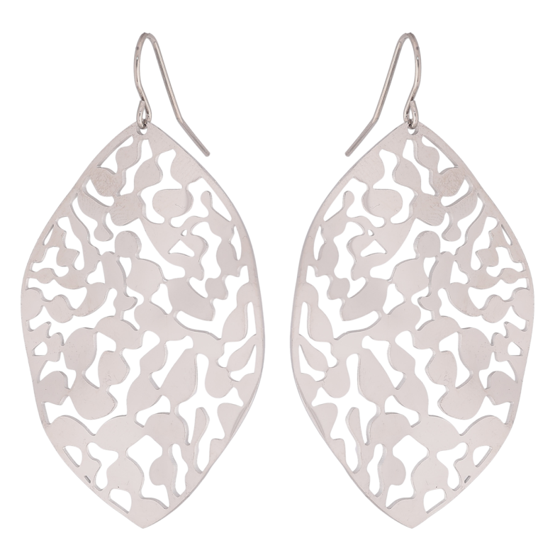 Сережки Xuping TTM Stainless Steel колір Родій французький замок «Декоративні підвіски» фото №1