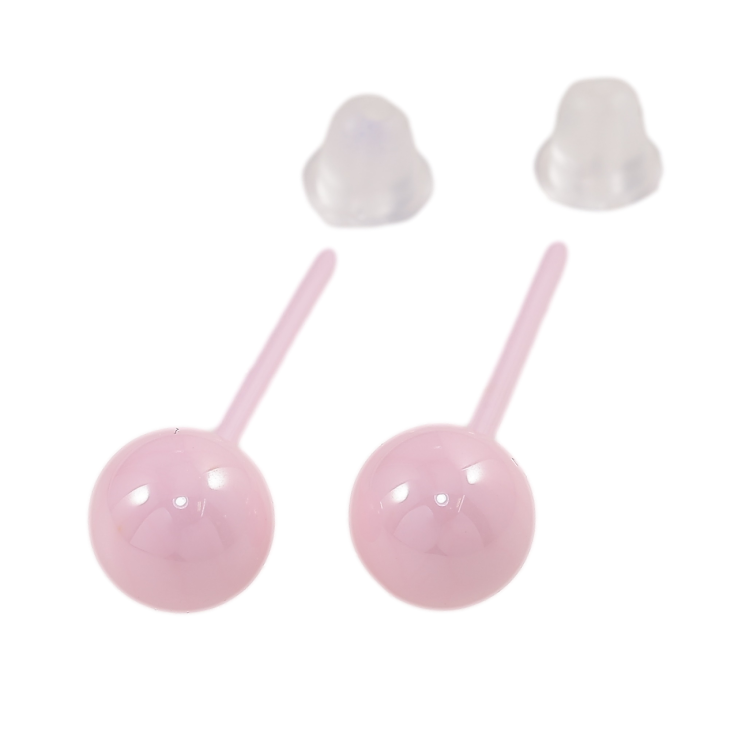 Сережки Xuping TTM Stainless Steel кераміка пусети «Рожеві кульки» ø 5мм фото №21 Сережки Xuping TTM Stainless Steel кераміка пусети «Рожеві кульки» ø 5мм фото №21