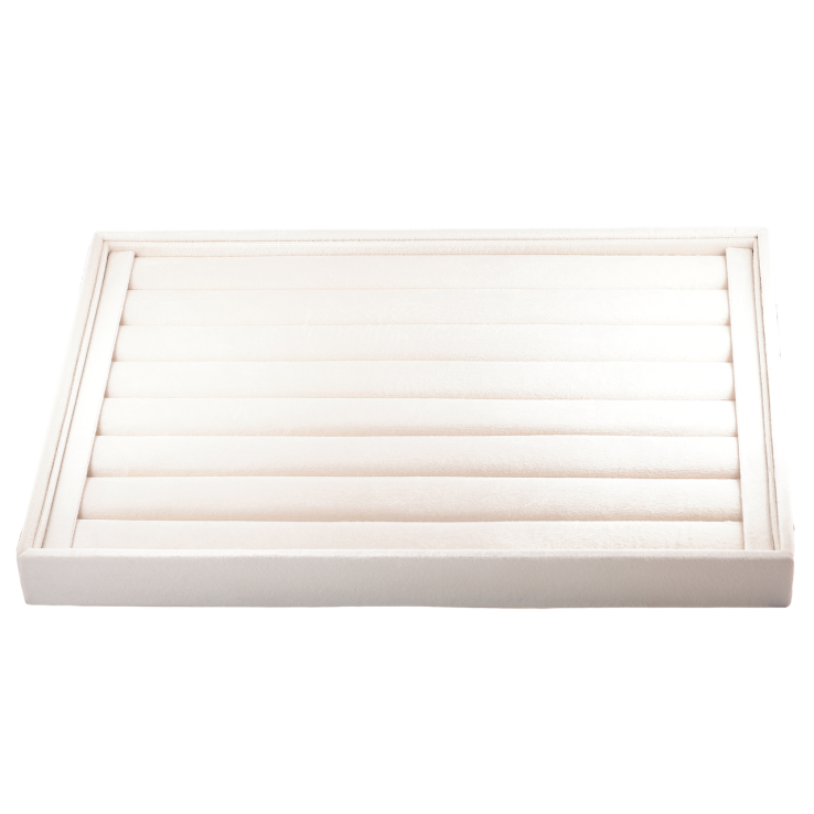 Підставка під каблучки Планшет 7 рядів світло-бежева дшв-35х24х3см фото №9