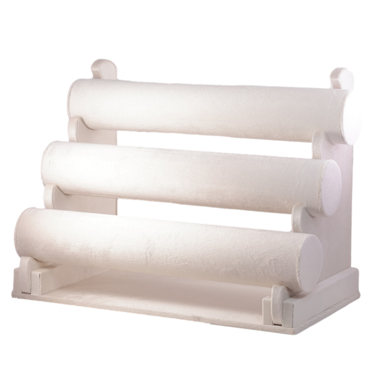 Підставка під браслети годинники Трійка світло-бежева дшв-30х22х18см, ø 5см фото №8 Підставка під браслети годинники Трійка світло-бежева дшв-30х22х18см, ø 5см фото №8