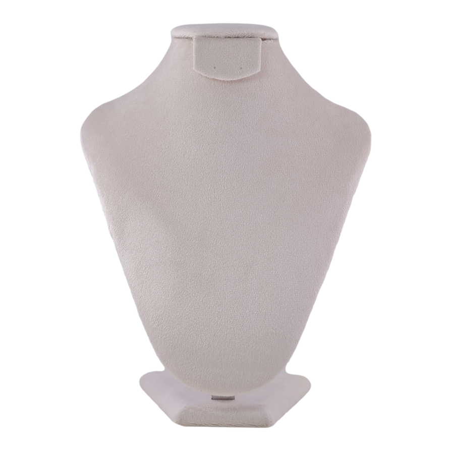 Підставка шия під кольє, ланцюжки, сережки Світло-бежева ВШ - 22х17см фото №1