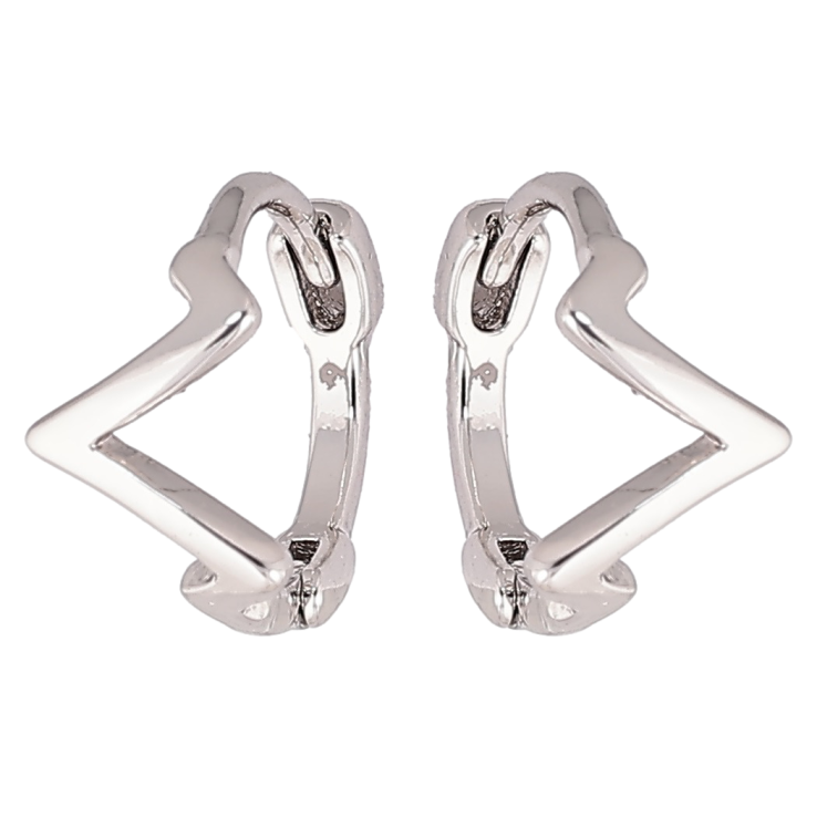 Сережки Xuping Родій колечка «Декоративний візерунок» фото №2