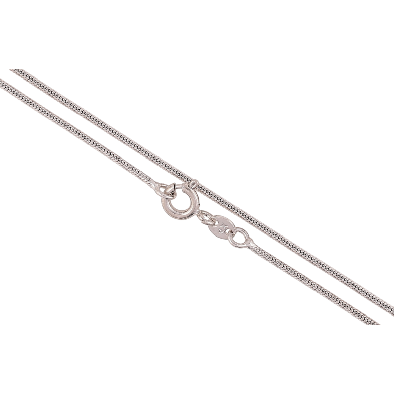 Цепочка Xuping Родий Плетение Ювелирный шнур длина 59см х 1мм фото №6