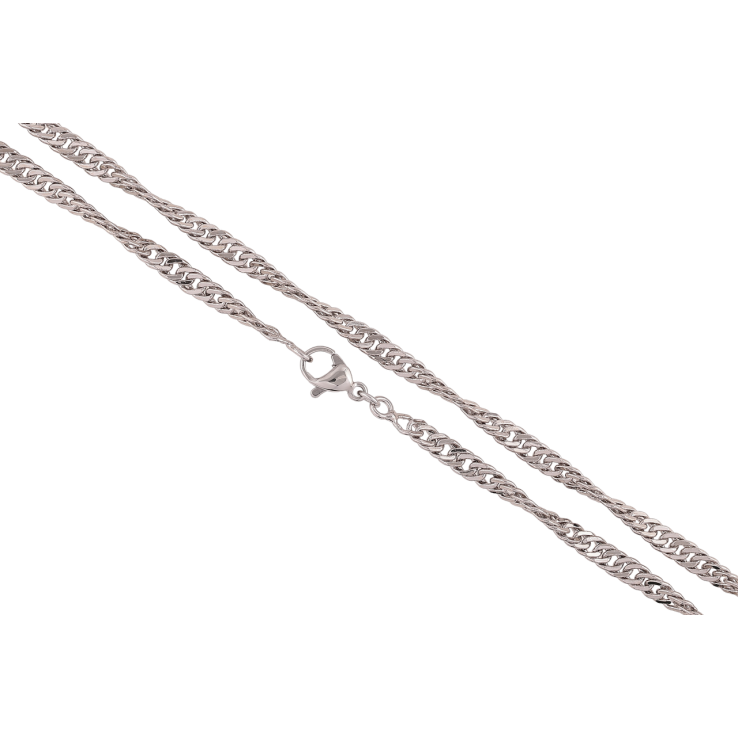 Ланцюжок Xuping Родій «Плетіння Кобра перекручене» довжина 50см х 4мм фото №18 Ланцюжок Xuping Родій «Плетіння Кобра перекручене» довжина 50см х 4мм фото №18