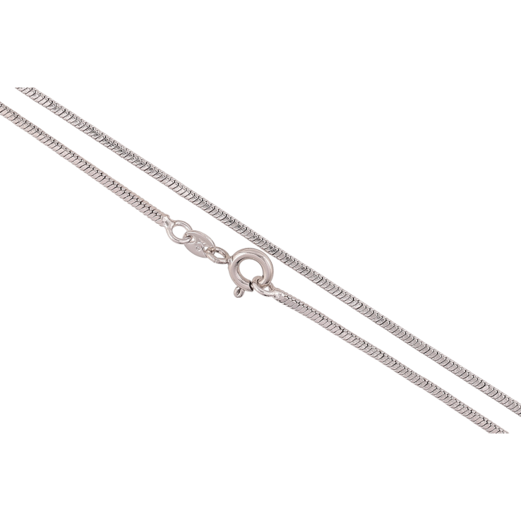 Ланцюжок Xuping Родій «Плетіння Ювелірний шнур 4-х гранний» довжина 49см х 1.5мм фото №10 Ланцюжок Xuping Родій «Плетіння Ювелірний шнур 4-х гранний» довжина 49см х 1.5мм фото №10