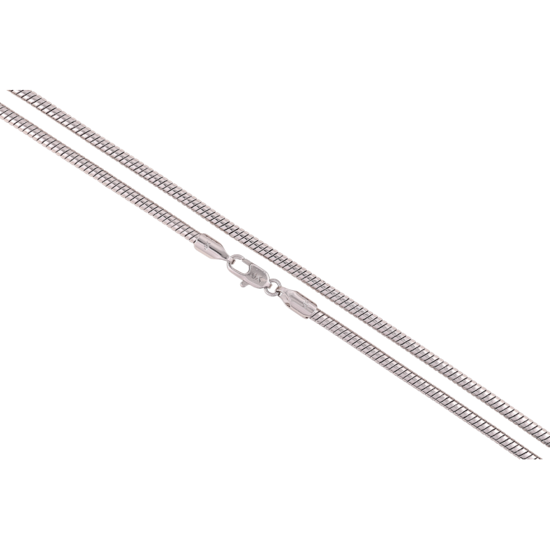 Ланцюжок Xuping Родій «Плетіння Ювелірний шнур» довжина 45см х 2.5мм фото №1