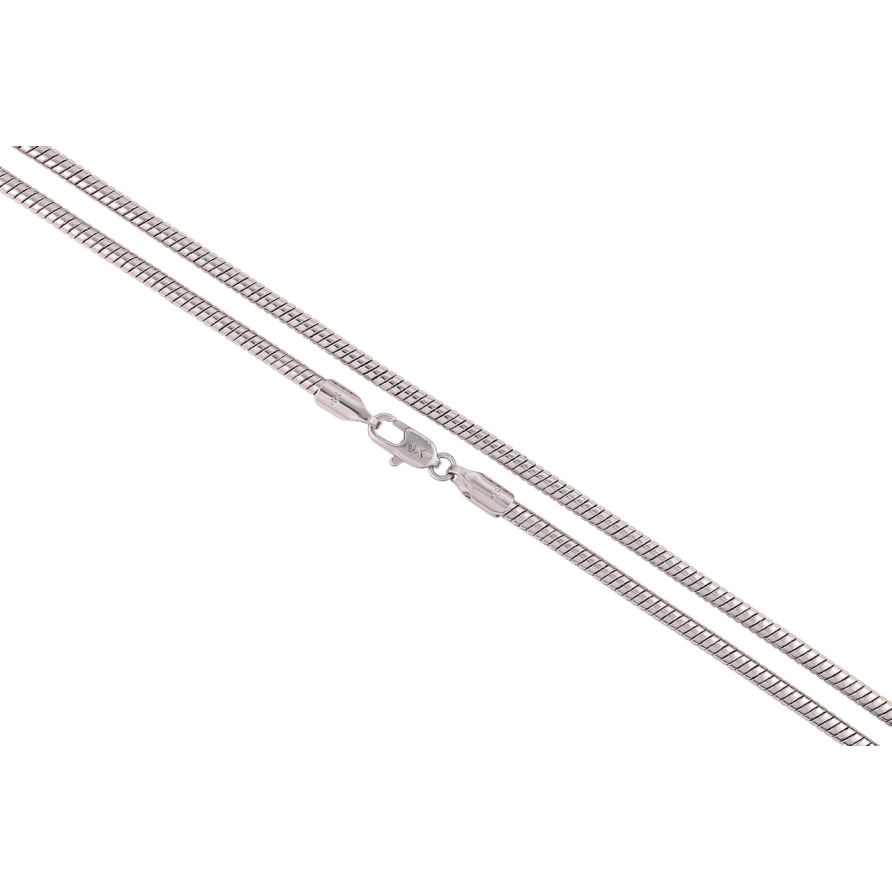 Ланцюжок Xuping Родій «Плетіння Ювелірний шнур» довжина 45см х 2.5мм фото №1