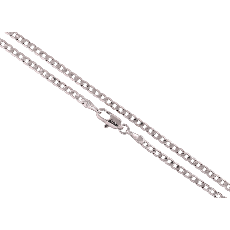 Ланцюжок Xuping Родій «Плетіння Панцирне» довжина 44см х 2.5мм фото №8 Ланцюжок Xuping Родій «Плетіння Панцирне» довжина 44см х 2.5мм фото №8