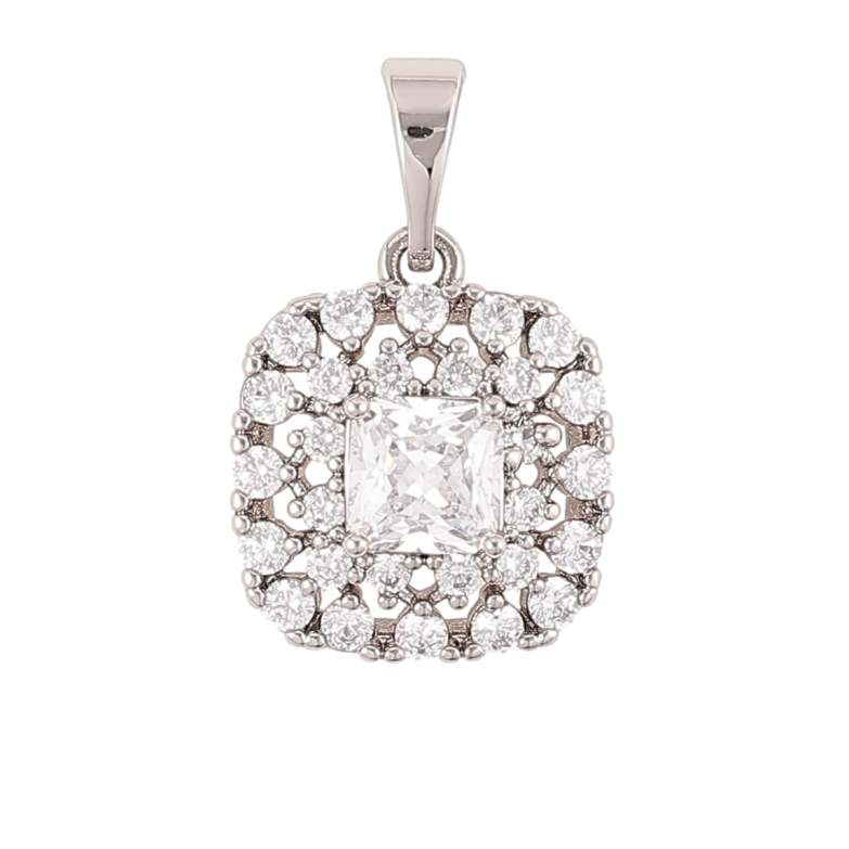 Кулон Xuping Родій «Інкрустація цирконієм» для ланцюжка до 5мм фото №4