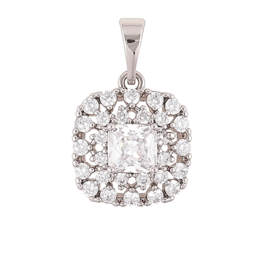 Кулон Xuping Родій «Інкрустація цирконієм» для ланцюжка до 5мм фото №1