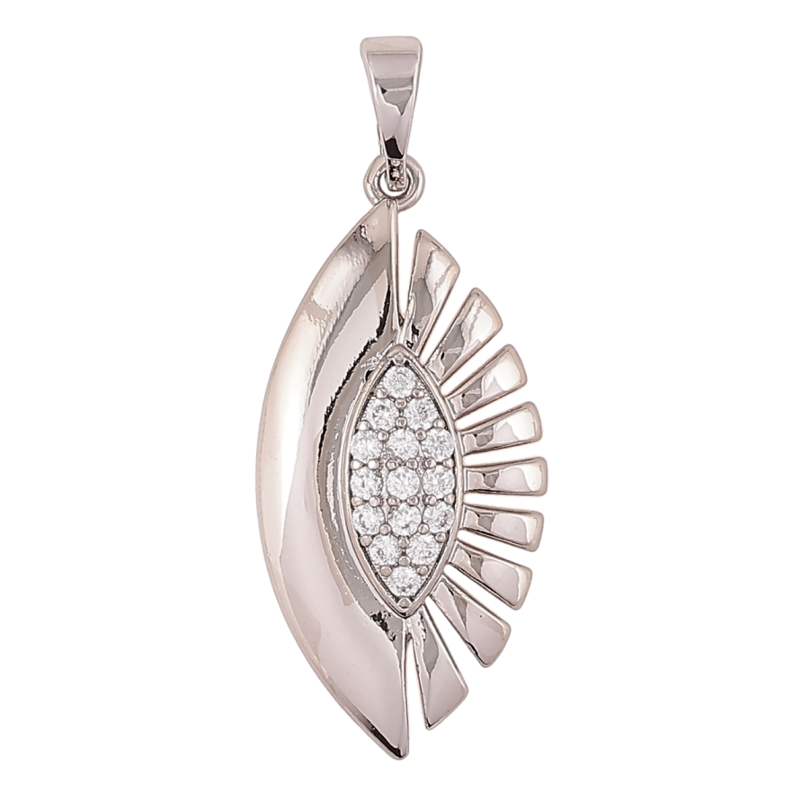 Кулон Xuping Родій «Декоративний візерунок з цирконієм» для ланцюжка до 5мм фото №1