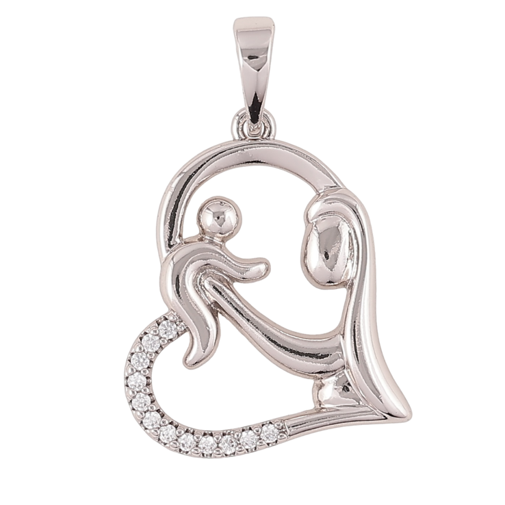 Кулон Xuping Родій «Любов матері» для ланцюжка до 6мм фото №25