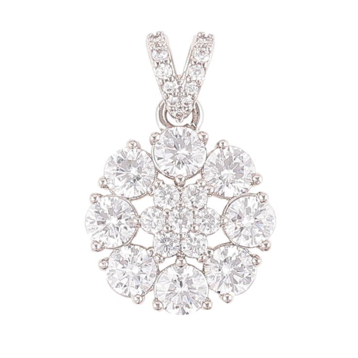 Кулон Xuping Родий Инкрустация цирконием для цепочки до 4мм фото №22