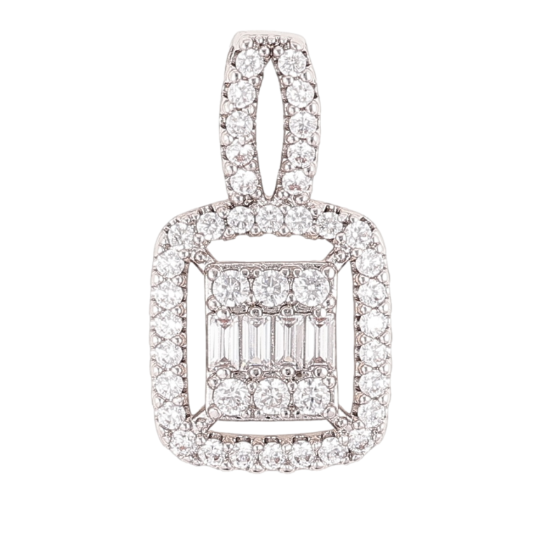 Кулон Xuping Родий Инкрустация цирконием для цепочки до 4мм фото №1