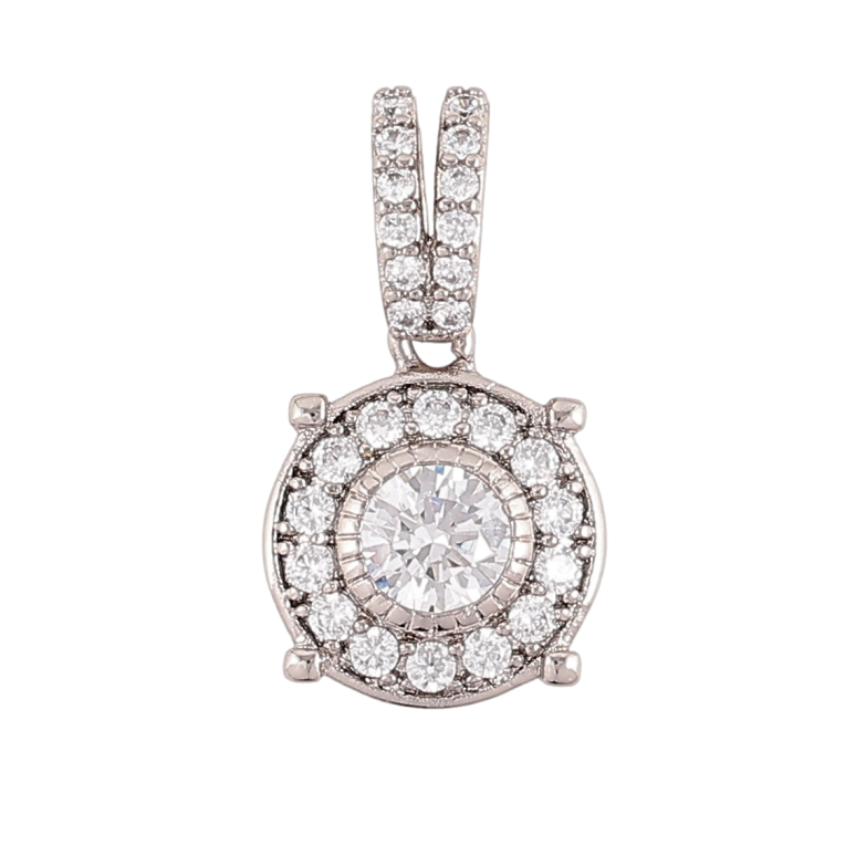 Кулон Xuping Родій «Інкрустація цирконієм» для ланцюжка до 5мм фото №1