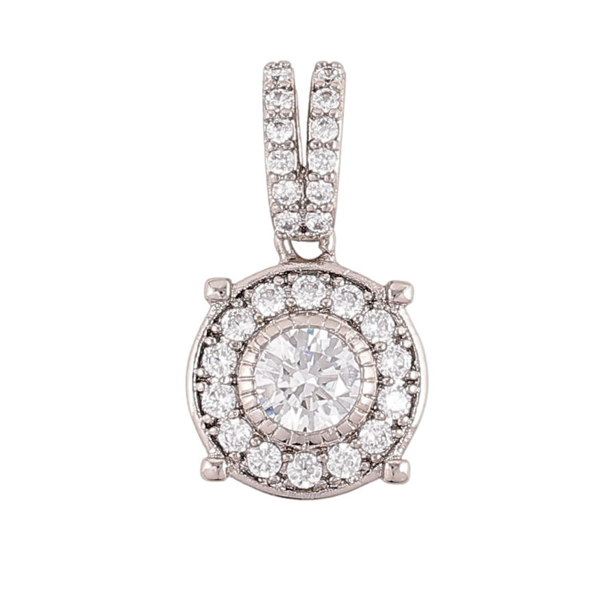 Кулон Xuping Родій «Інкрустація цирконієм» для ланцюжка до 5мм фото №1