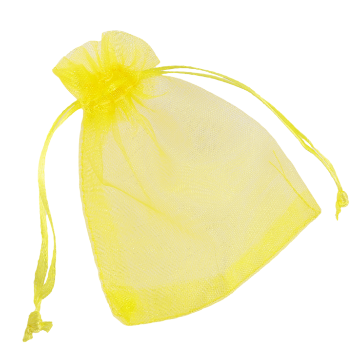 Мішечок подарунковий з органзи «Колір жовтий» розмір 7х9см ціна за 1 шт. фото №15