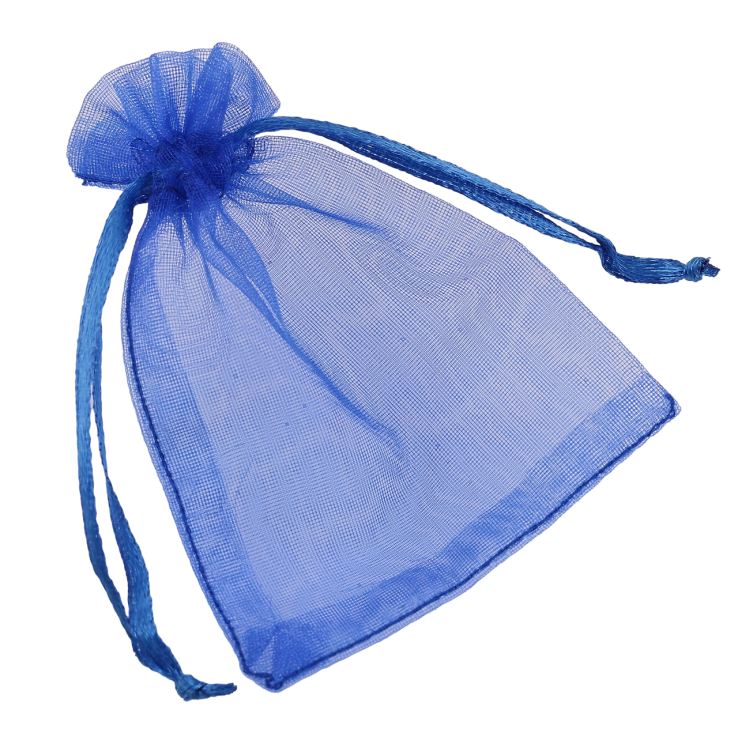 Мішечок подарунковий з органзи «Колір синій» розмір 7х9см ціна за 1 шт. фото №11