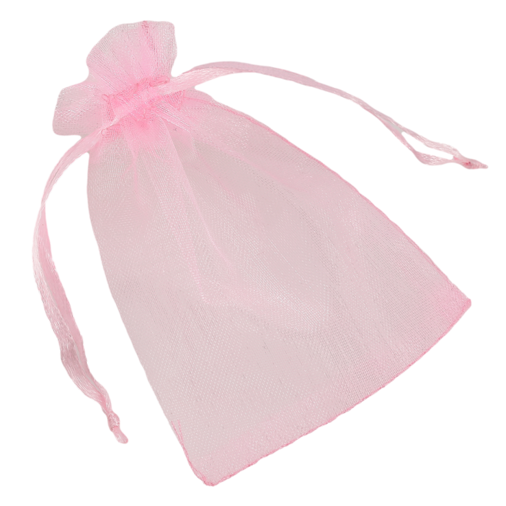 Мішечок подарунковий з органзи «Колір рожевий» розмір 7х9см ціна за 1 шт. фото №21