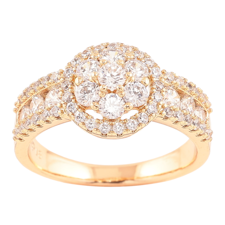 Каблучка Xuping Позолота 18K «Інкрустація цирконієм» фото №1