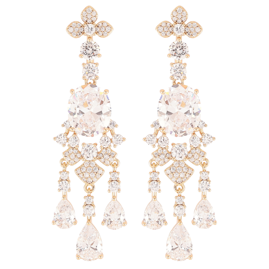 Сережки Xuping JEAN GOUJON Позолота 18K пусети «Підвіски з інкрустацією цирконієм» фото №1 Сережки Xuping JEAN GOUJON Позолота 18K пусети «Підвіски з інкрустацією цирконієм» фото №1