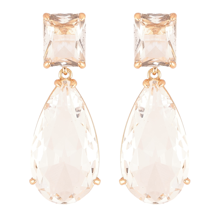 Сережки Xuping JEAN GOUJON Позолота 18K пусети «Підвіски з фіанітів» фото №21