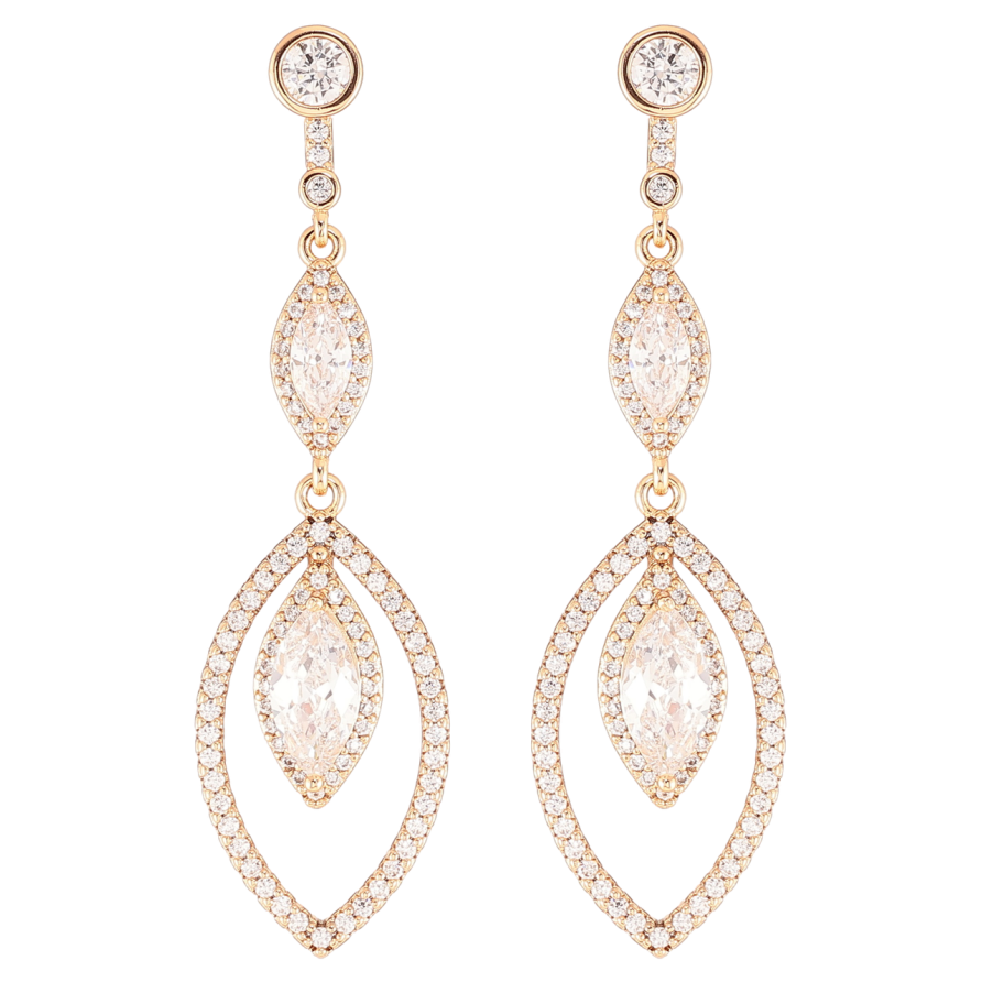 Сережки Xuping JEAN GOUJON Позолота 18K пусети «Підвіски з інкрустацією цирконієм» фото №1 Сережки Xuping JEAN GOUJON Позолота 18K пусети «Підвіски з інкрустацією цирконієм» фото №1