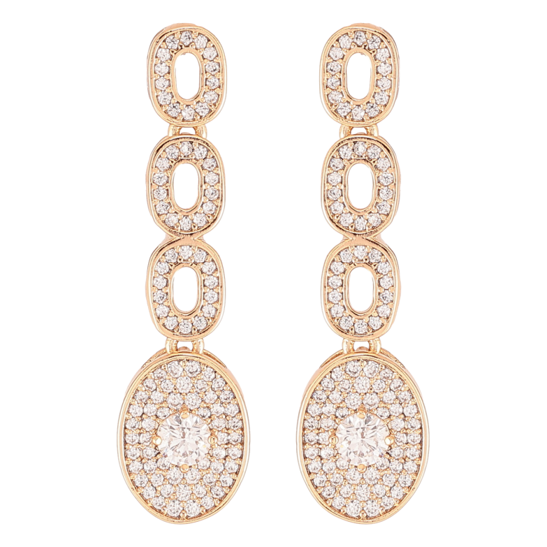 Сережки Xuping JEAN GOUJON Позолота 18K пусети «Підвіски з інкрустацією цирконієм» фото №1 Сережки Xuping JEAN GOUJON Позолота 18K пусети «Підвіски з інкрустацією цирконієм» фото №1