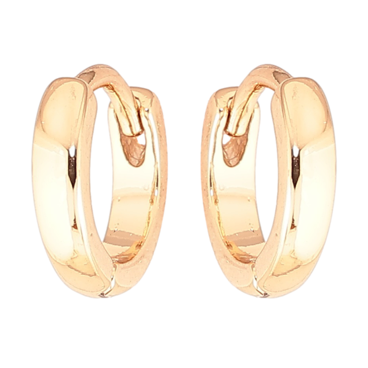 Серьги Xuping Позолота 18K колечки Классика, шир. 2.3мм ø 12мм фото №4