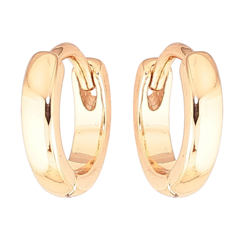 Сережки Xuping Позолота 18K колечка Класика, шир. 2.3мм ø 12мм фото №1 Сережки Xuping Позолота 18K колечка Класика, шир. 2.3мм ø 12мм фото №1