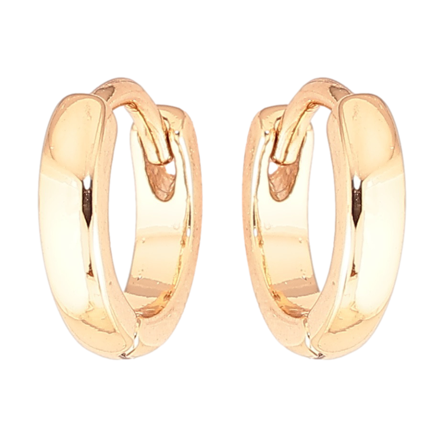 Серьги Xuping Позолота 18K колечки Классика, шир. 2.3мм ø 12мм фото №1 Серьги Xuping Позолота 18K колечки Классика, шир. 2.3мм ø 12мм фото №1